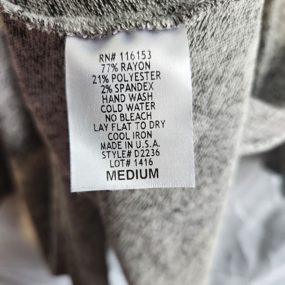 NWT Poof! Gray Sweater Dress - Picture 5 of 5